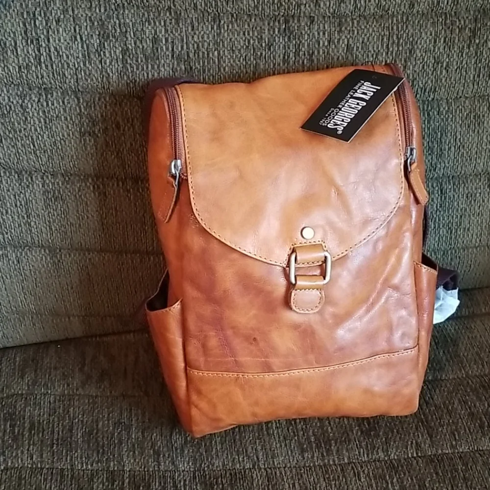 🆕️Jack George's  convertable Voyager backpack, buffalo leather